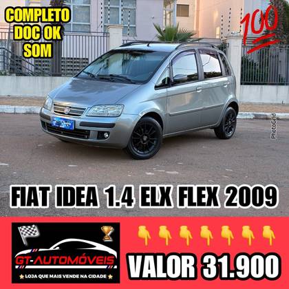 FIAT IDEA 1.4 MPI FIRE ELX 8V FLEX 4P MANUAL FIAT IDEA 1.4 MPI FIRE ELX 8V FLEX 4P MANUAL
